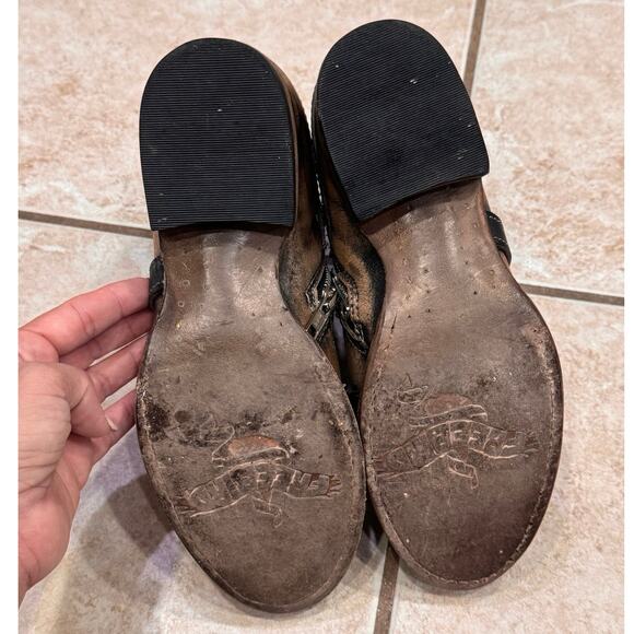 FREEBIRD Redford Leather Ankle Boots - Size: 7 - Color: Pewter - Picture 4 of 11